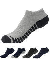 ZIBELL Pack of 5 Ankle Sports Socks for Men & Women, Suitable Made With Durable, Athletic Running Socks, Breathable Cotton - Pack of 5, Free Size