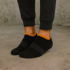 ZIBELL Pack of 5 Sports Ankle Socks for Men & Women, Suitable Made With Durable, Athletic Running Socks, Breathable Cotton - Pack of 5, Free Size