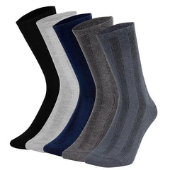 Crew Socks for Men - Diabetic Socks - Calf Length Socks -Soft, Breathable, Non-Binding, Moisture Control, Boosts Circulation, Ideal For Neuropathy, Assorted